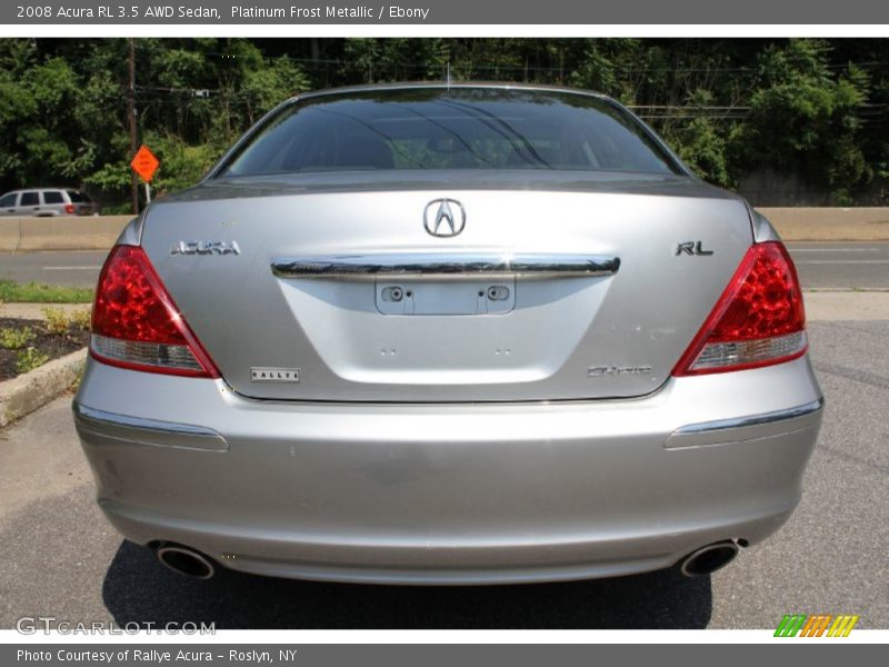 Platinum Frost Metallic / Ebony 2008 Acura RL 3.5 AWD Sedan