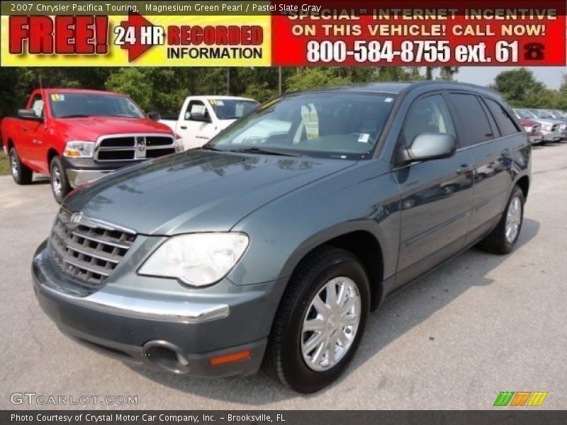 Magnesium Green Pearl / Pastel Slate Gray 2007 Chrysler Pacifica Touring