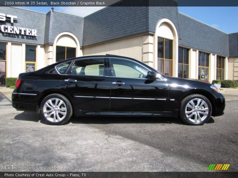 Black Obsidian / Graphite Black 2009 Infiniti M 35 Sedan