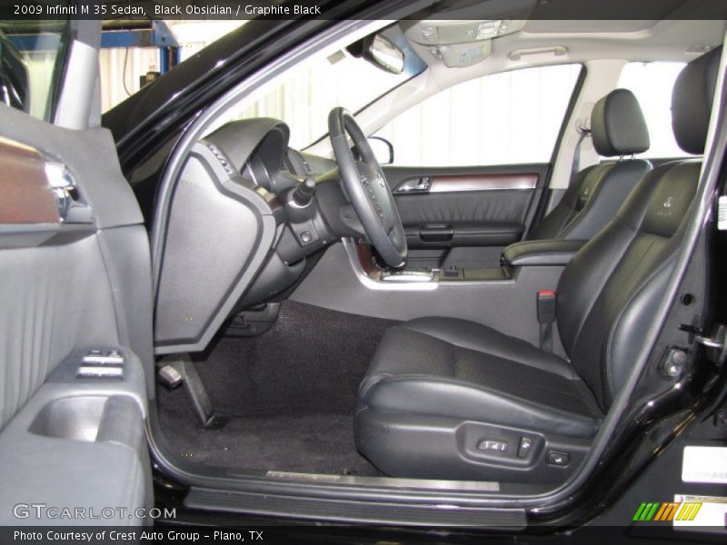 Black Obsidian / Graphite Black 2009 Infiniti M 35 Sedan