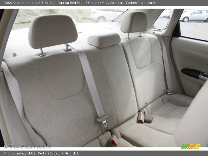 Paprika Red Pearl / Graphite Gray Alcantara/Carbon Black Leather 2009 Subaru Impreza 2.5i Sedan
