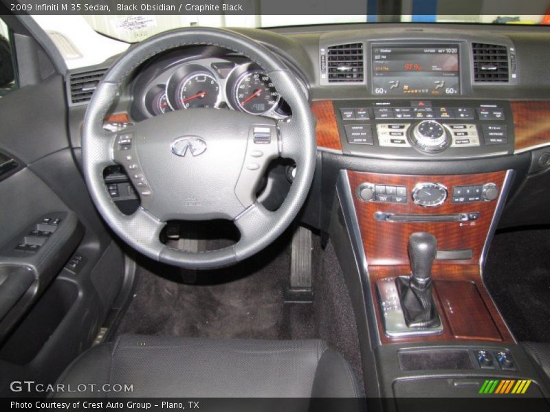 Black Obsidian / Graphite Black 2009 Infiniti M 35 Sedan