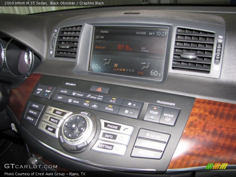 Black Obsidian / Graphite Black 2009 Infiniti M 35 Sedan