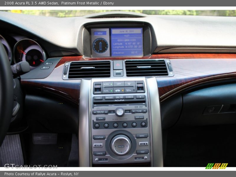 Controls of 2008 RL 3.5 AWD Sedan