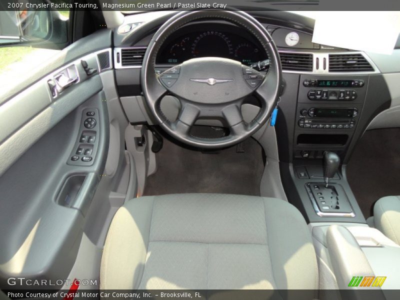 Magnesium Green Pearl / Pastel Slate Gray 2007 Chrysler Pacifica Touring
