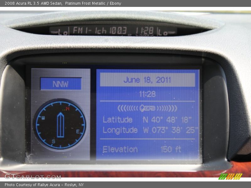Platinum Frost Metallic / Ebony 2008 Acura RL 3.5 AWD Sedan