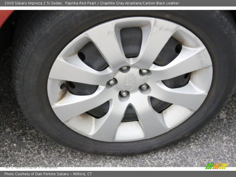 Paprika Red Pearl / Graphite Gray Alcantara/Carbon Black Leather 2009 Subaru Impreza 2.5i Sedan