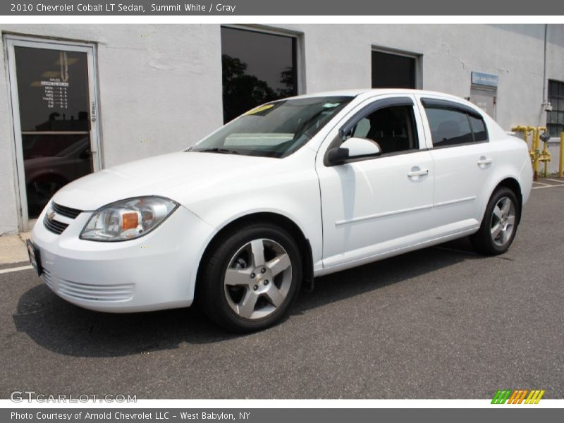 Summit White / Gray 2010 Chevrolet Cobalt LT Sedan