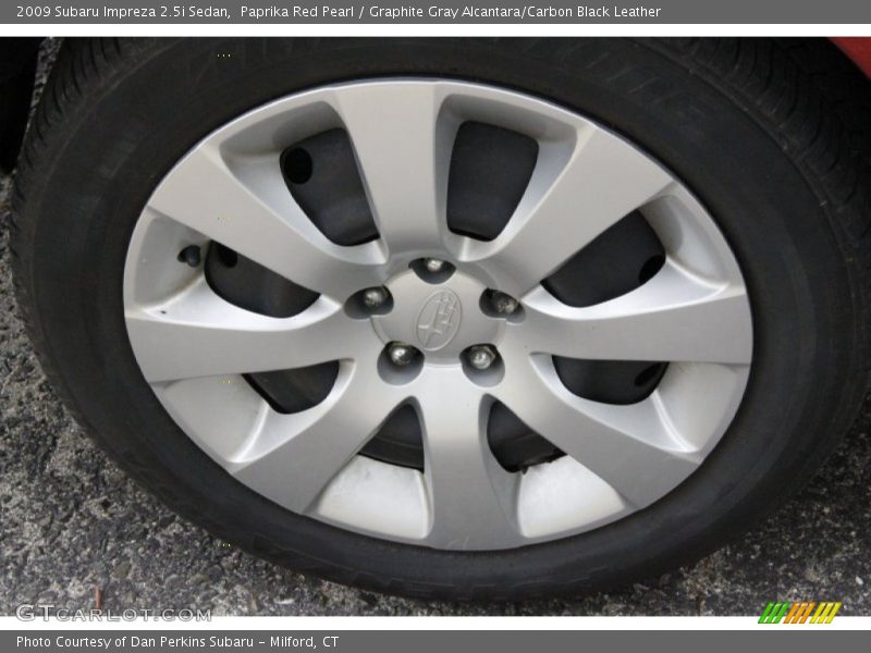 Paprika Red Pearl / Graphite Gray Alcantara/Carbon Black Leather 2009 Subaru Impreza 2.5i Sedan