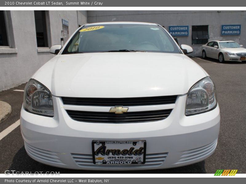 Summit White / Gray 2010 Chevrolet Cobalt LT Sedan