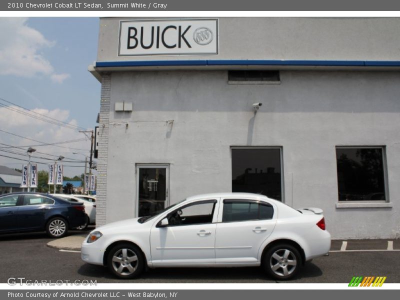 Summit White / Gray 2010 Chevrolet Cobalt LT Sedan
