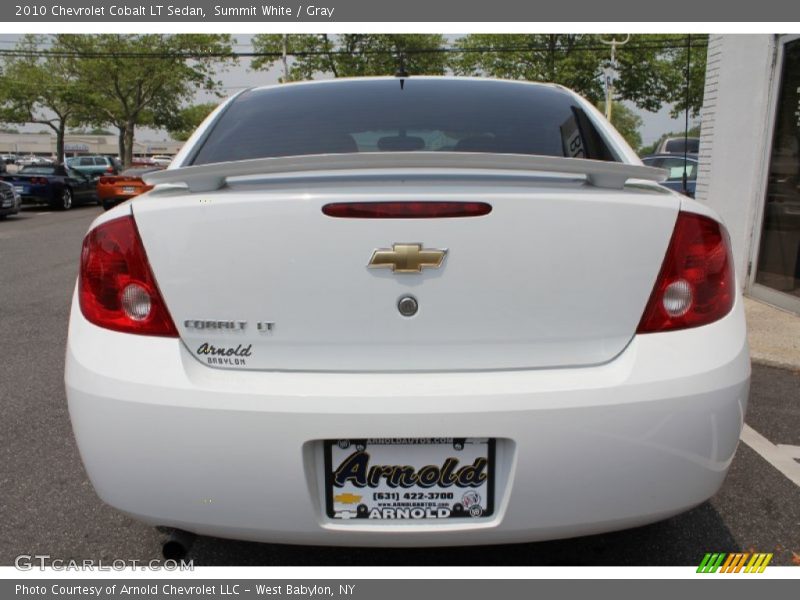Summit White / Gray 2010 Chevrolet Cobalt LT Sedan