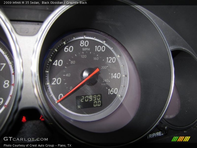 Black Obsidian / Graphite Black 2009 Infiniti M 35 Sedan