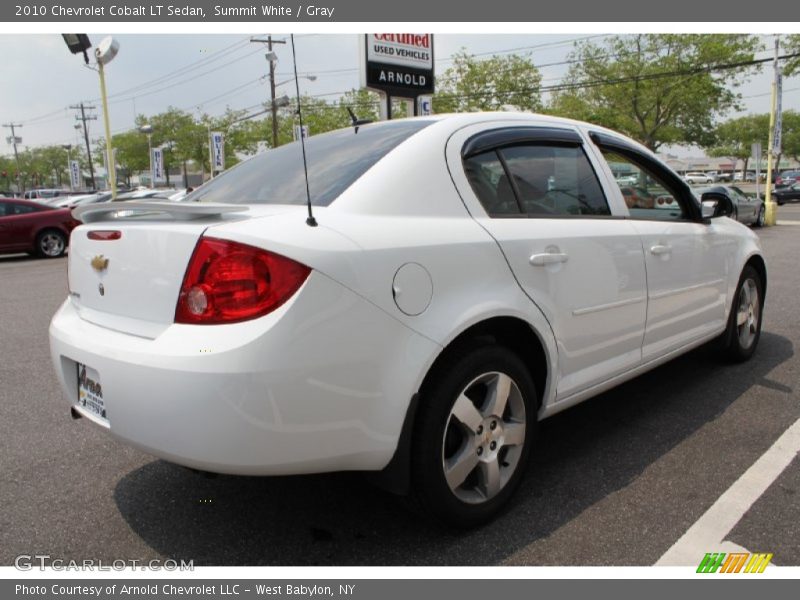 Summit White / Gray 2010 Chevrolet Cobalt LT Sedan