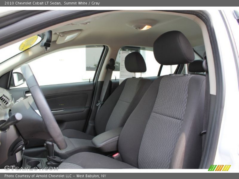 Summit White / Gray 2010 Chevrolet Cobalt LT Sedan