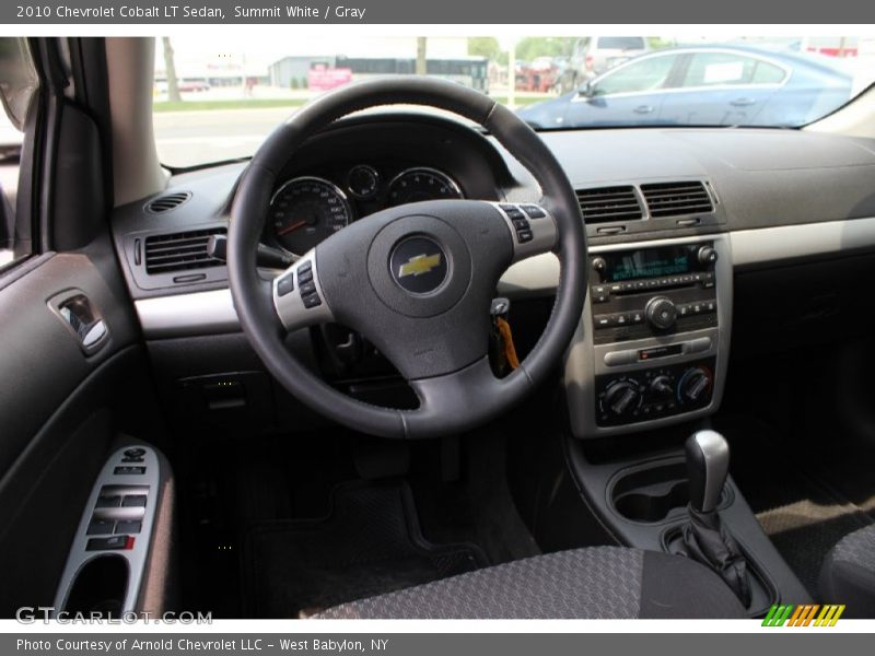 Summit White / Gray 2010 Chevrolet Cobalt LT Sedan