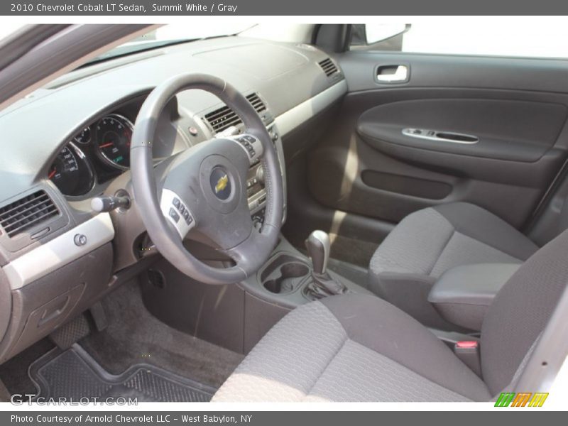 Summit White / Gray 2010 Chevrolet Cobalt LT Sedan