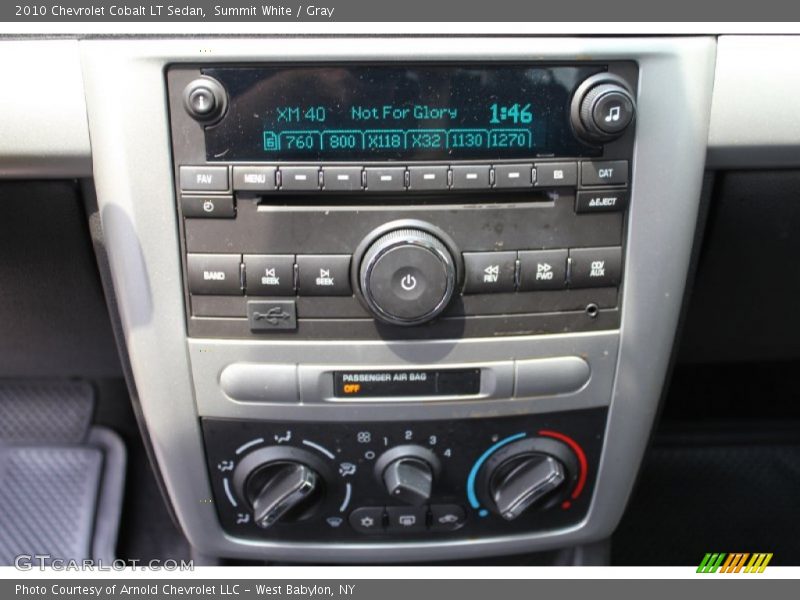 Summit White / Gray 2010 Chevrolet Cobalt LT Sedan