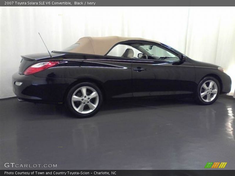 Black / Ivory 2007 Toyota Solara SLE V6 Convertible