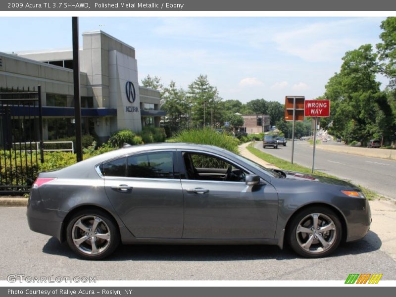 Polished Metal Metallic / Ebony 2009 Acura TL 3.7 SH-AWD