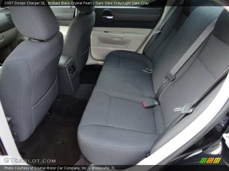 Brilliant Black Crystal Pearl / Dark Slate Gray/Light Slate Gray 2007 Dodge Charger SE