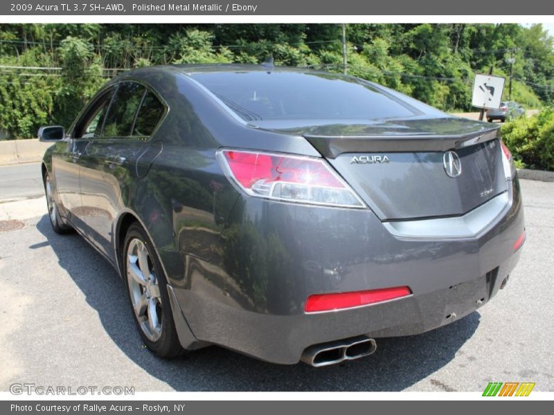 Polished Metal Metallic / Ebony 2009 Acura TL 3.7 SH-AWD