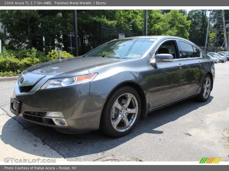 Polished Metal Metallic / Ebony 2009 Acura TL 3.7 SH-AWD