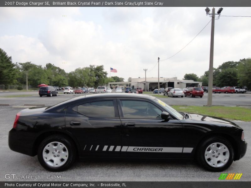 Brilliant Black Crystal Pearl / Dark Slate Gray/Light Slate Gray 2007 Dodge Charger SE