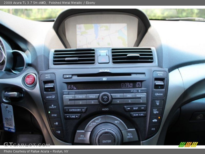 Polished Metal Metallic / Ebony 2009 Acura TL 3.7 SH-AWD