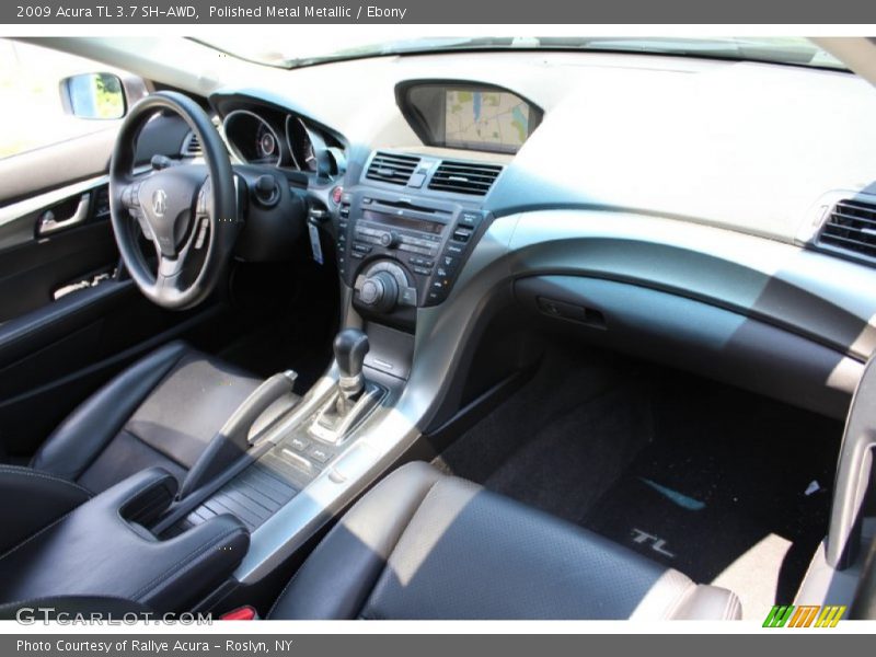 Polished Metal Metallic / Ebony 2009 Acura TL 3.7 SH-AWD