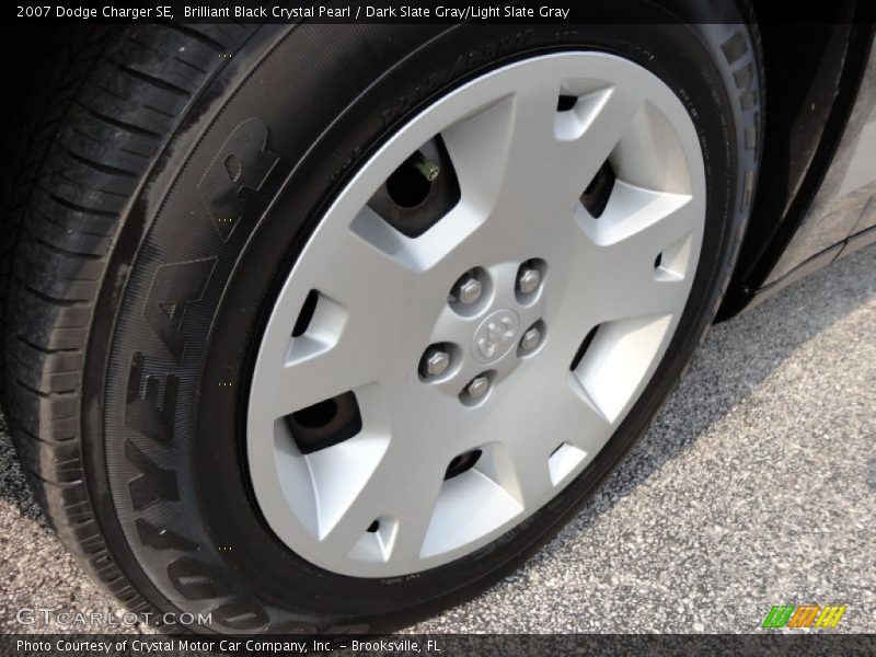 Brilliant Black Crystal Pearl / Dark Slate Gray/Light Slate Gray 2007 Dodge Charger SE