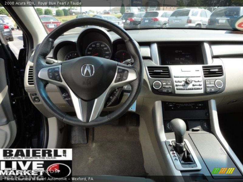 Royal Blue Pearl / Taupe 2008 Acura RDX