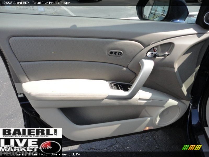 Royal Blue Pearl / Taupe 2008 Acura RDX
