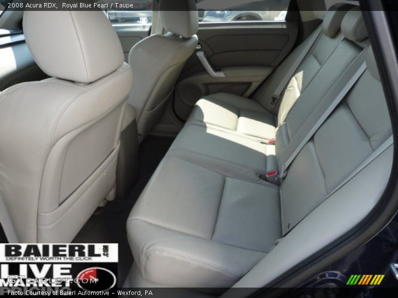 Royal Blue Pearl / Taupe 2008 Acura RDX