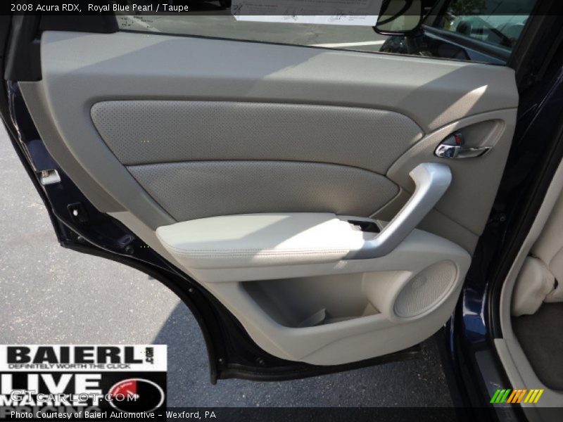 Royal Blue Pearl / Taupe 2008 Acura RDX