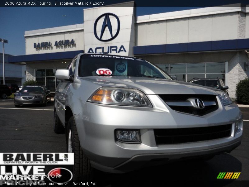 Billet Silver Metallic / Ebony 2006 Acura MDX Touring