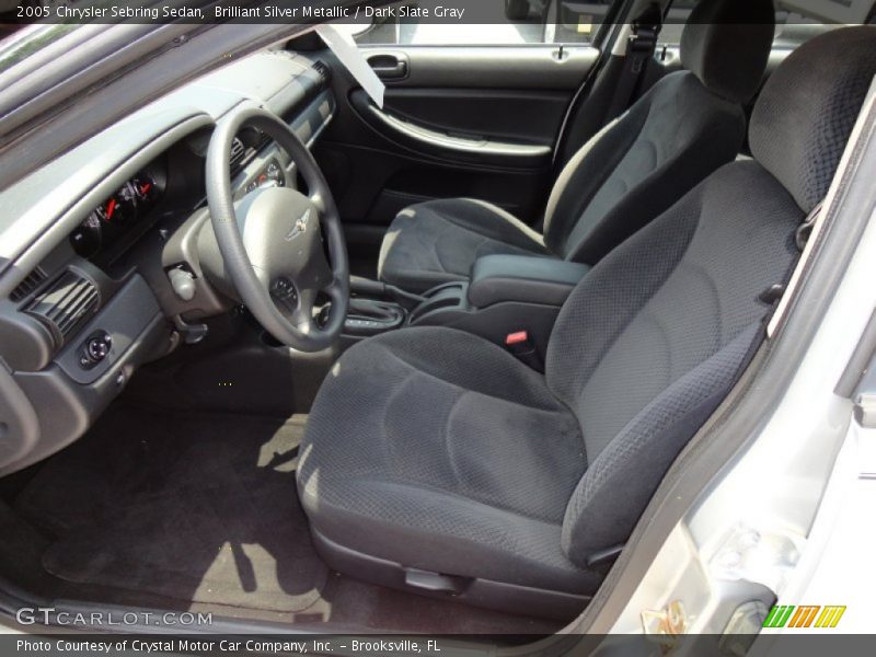 Brilliant Silver Metallic / Dark Slate Gray 2005 Chrysler Sebring Sedan