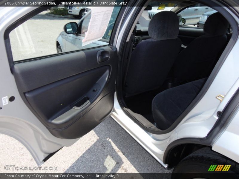 Brilliant Silver Metallic / Dark Slate Gray 2005 Chrysler Sebring Sedan