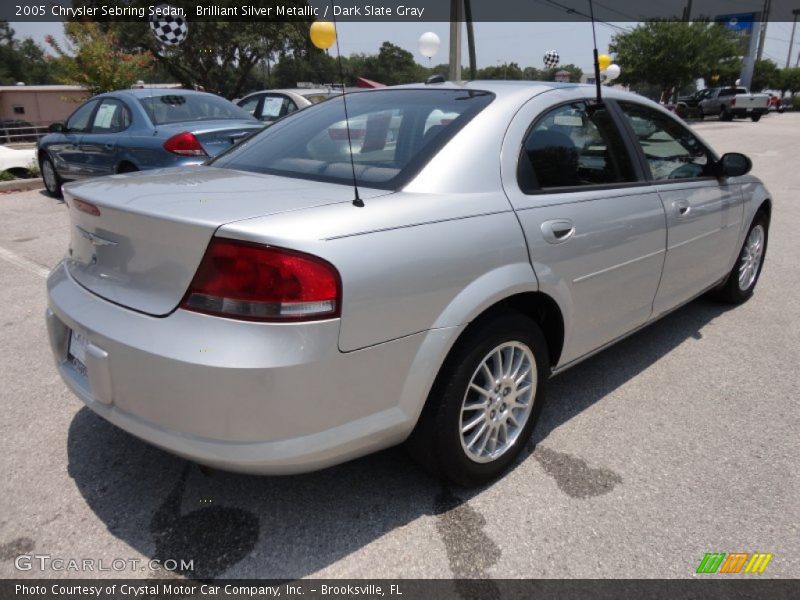 Brilliant Silver Metallic / Dark Slate Gray 2005 Chrysler Sebring Sedan