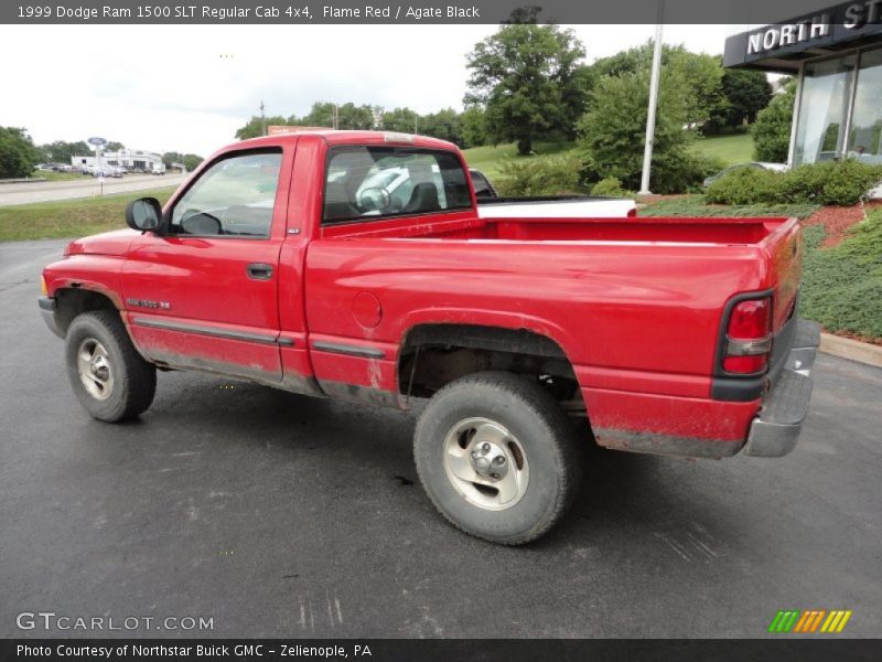 Flame Red / Agate Black 1999 Dodge Ram 1500 SLT Regular Cab 4x4