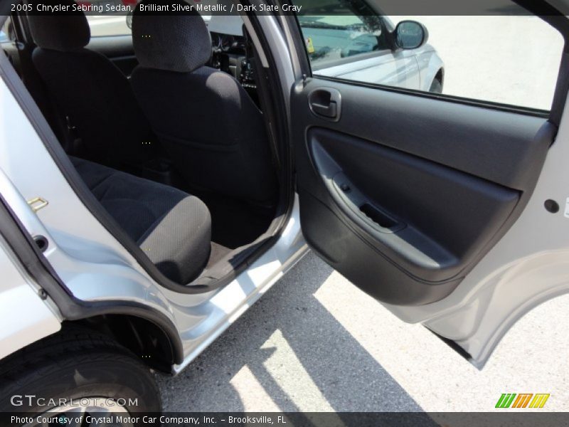 Brilliant Silver Metallic / Dark Slate Gray 2005 Chrysler Sebring Sedan