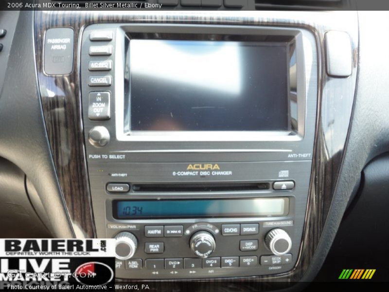 Billet Silver Metallic / Ebony 2006 Acura MDX Touring