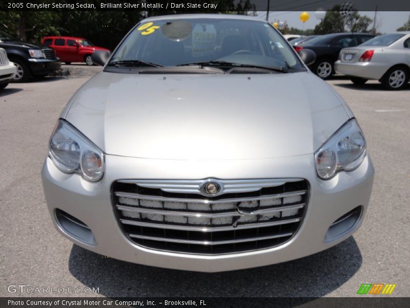 Brilliant Silver Metallic / Dark Slate Gray 2005 Chrysler Sebring Sedan