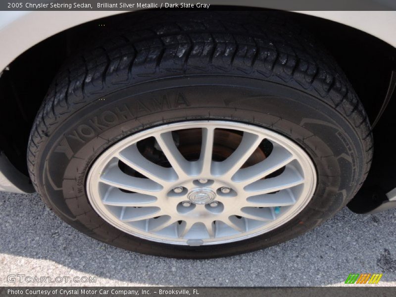 Brilliant Silver Metallic / Dark Slate Gray 2005 Chrysler Sebring Sedan
