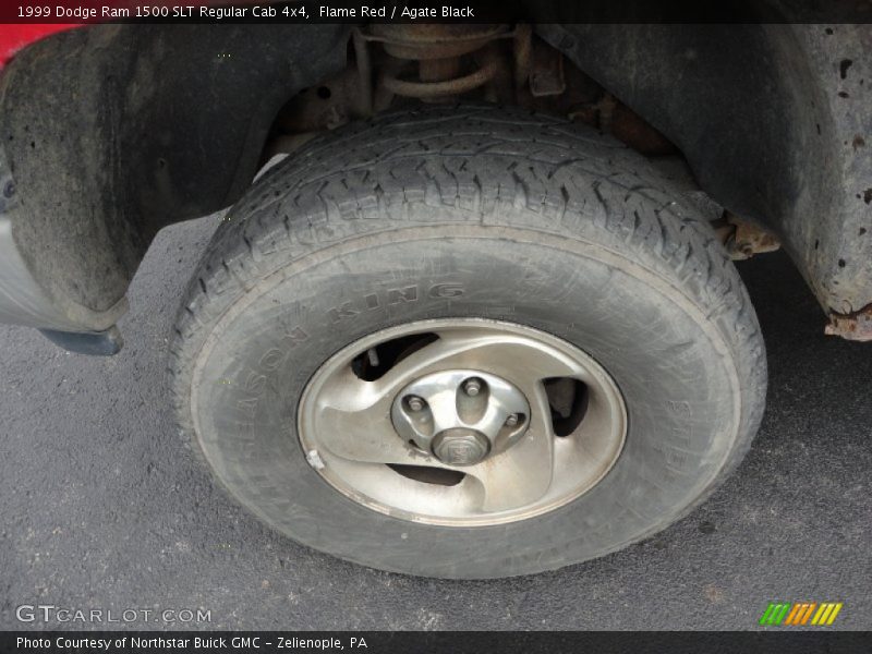 Flame Red / Agate Black 1999 Dodge Ram 1500 SLT Regular Cab 4x4