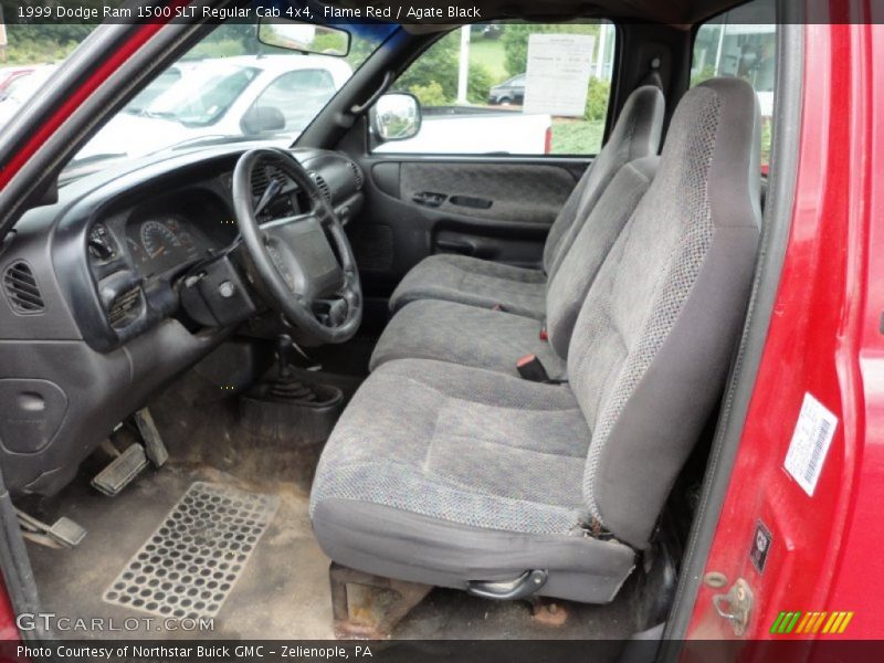 Flame Red / Agate Black 1999 Dodge Ram 1500 SLT Regular Cab 4x4