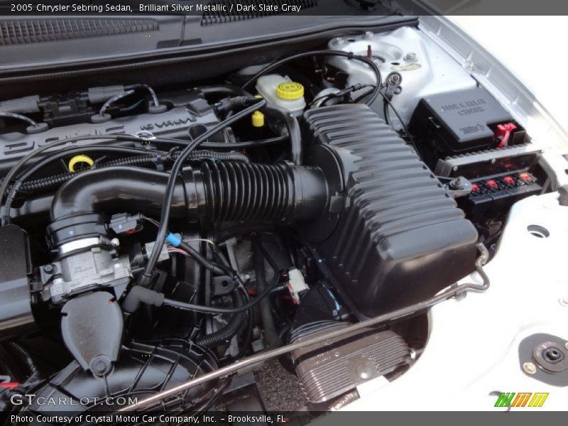 Brilliant Silver Metallic / Dark Slate Gray 2005 Chrysler Sebring Sedan