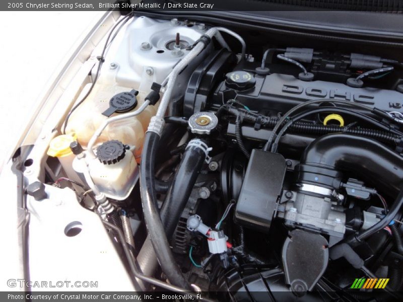 Brilliant Silver Metallic / Dark Slate Gray 2005 Chrysler Sebring Sedan