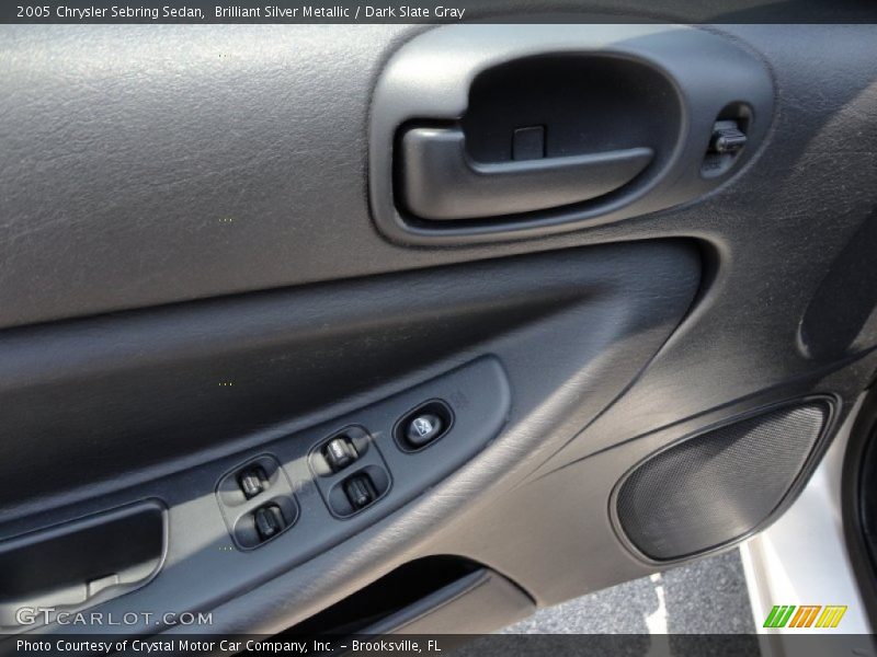 Brilliant Silver Metallic / Dark Slate Gray 2005 Chrysler Sebring Sedan