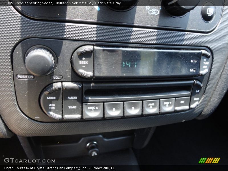 Brilliant Silver Metallic / Dark Slate Gray 2005 Chrysler Sebring Sedan